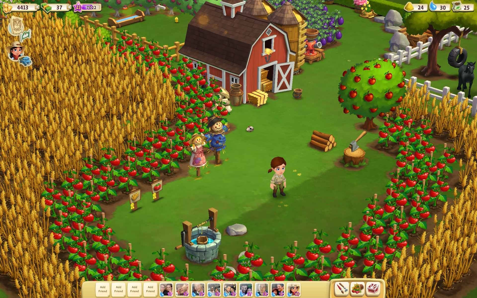 Socialize and Connect in Farmville 2